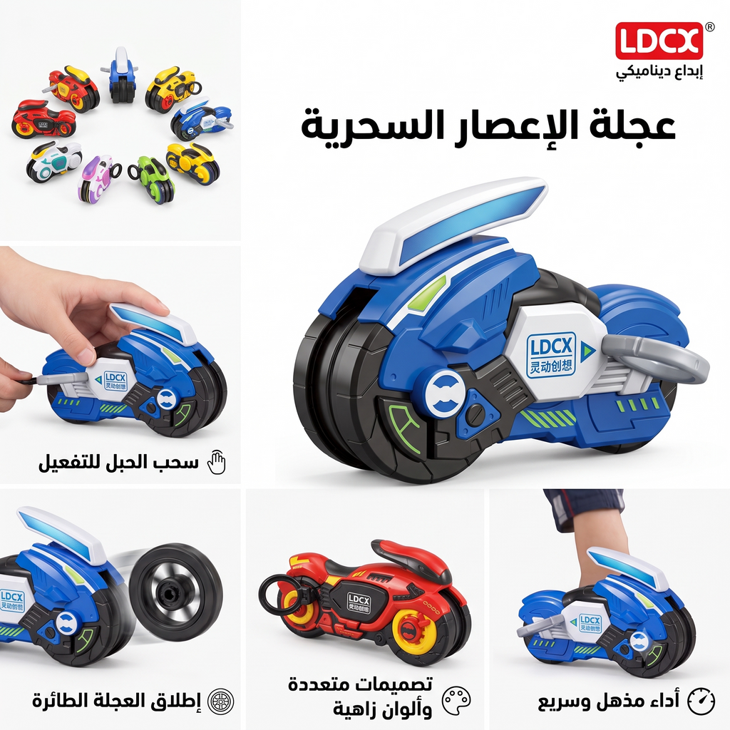 لعبة بلبل الإطار الدوار  - 2 بلبلين + 3 عجلات دوارة + 5 أهداف - لاعبين