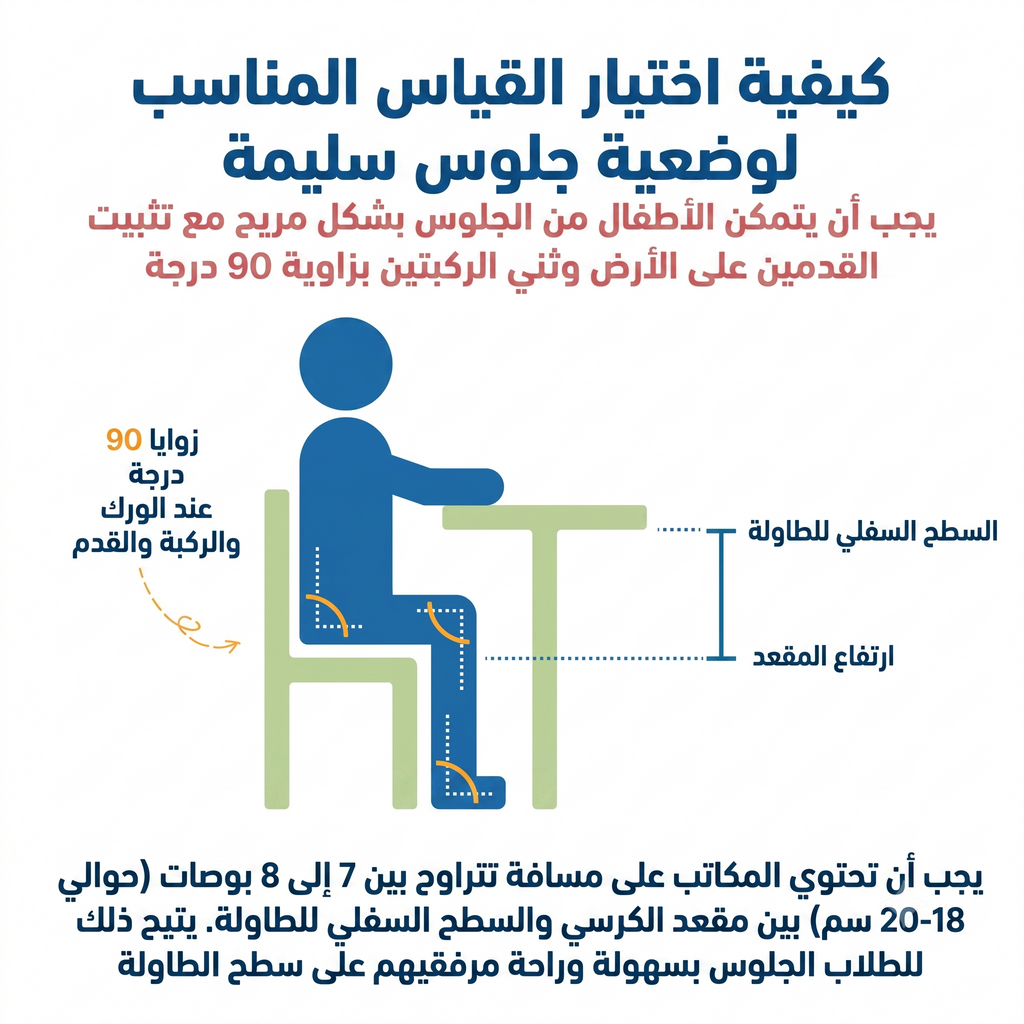 كرسي بلاستيك قابل للتعديل للأطفال - ارتفاع متغير 3 درجات - للبيت والمدرسة