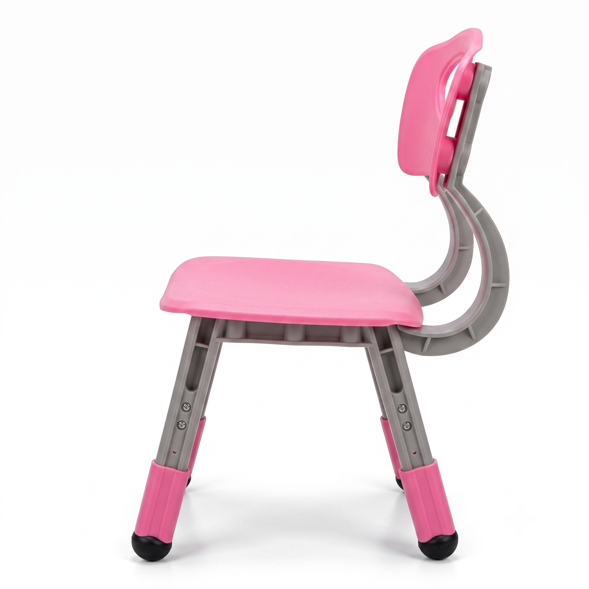 كرسي بلاستيك قابل للتعديل للأطفال - ارتفاع متغير 3 درجات - للبيت والمدرسة