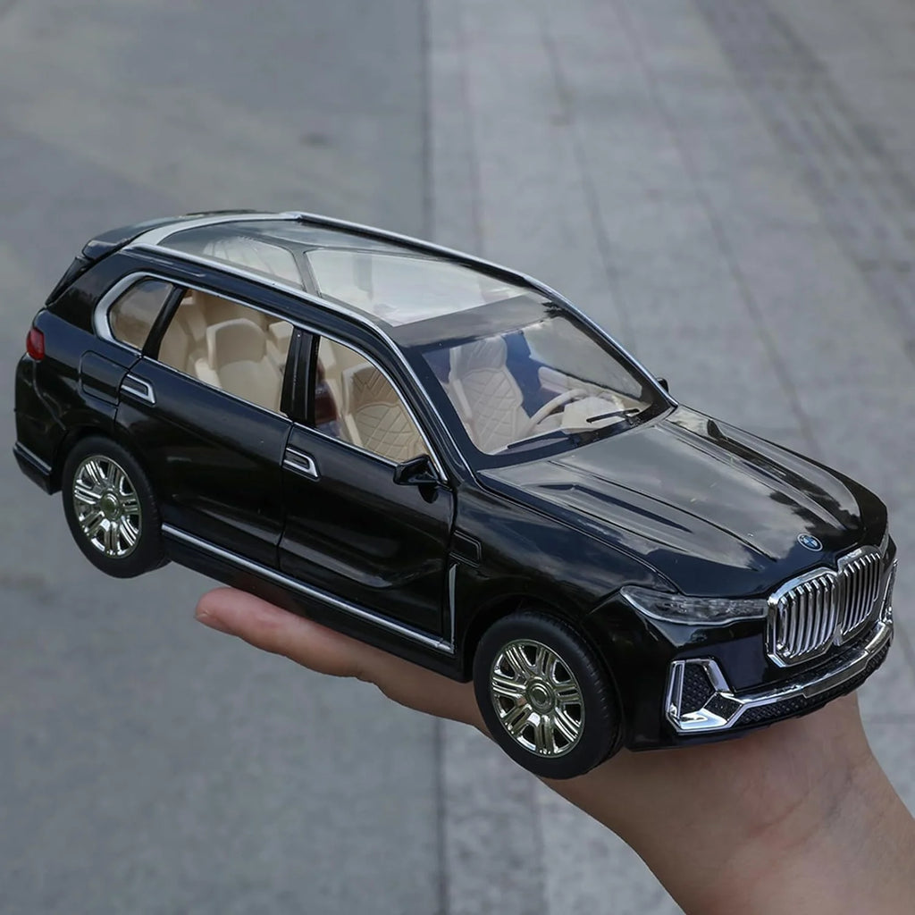 BMW X7 – نموذج مصغر سيارة أضواء وصوت وأبواب - أسود