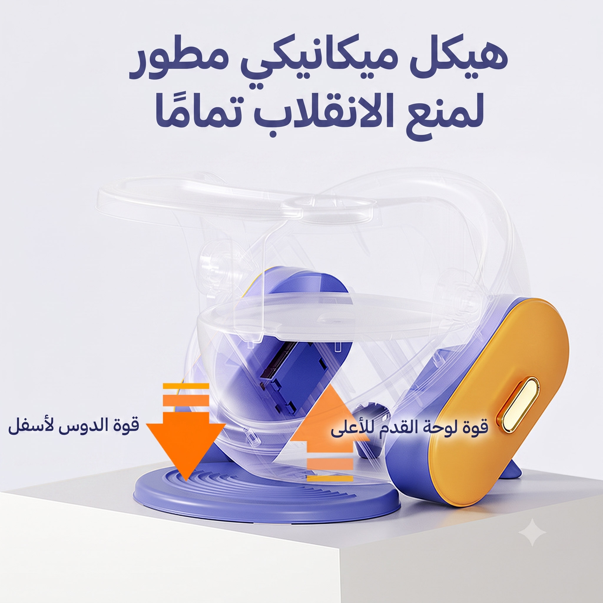 كرسي أطفال 3 في 1 بطاولتين قابلتين للفصل وموسيقى وتخزين للرضع