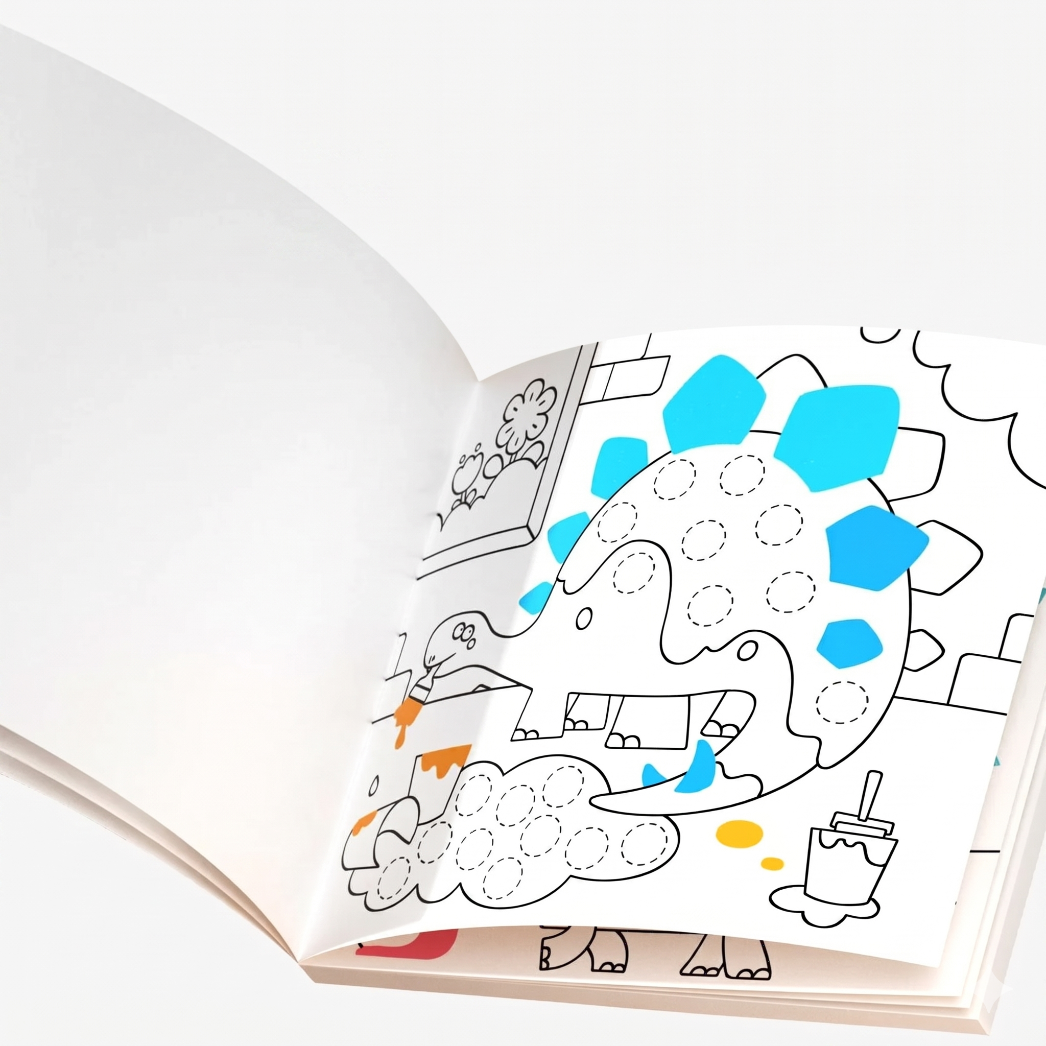 كتاب تلوين النقاط (2) للمبتدئين - أنشطة نقاط تفاعلية - مونتيسوري
