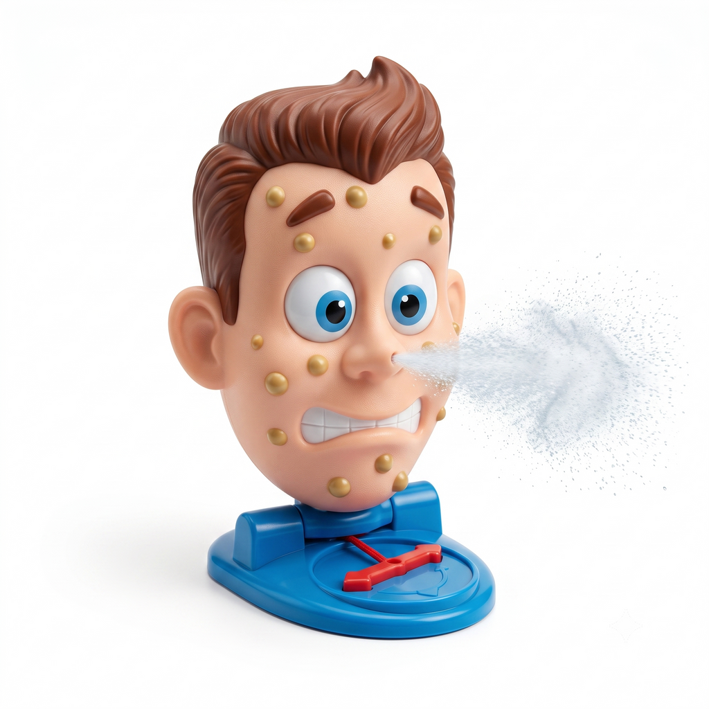لعبة فرقعة البثور التفاعلية للعائلة - Popping Pimples