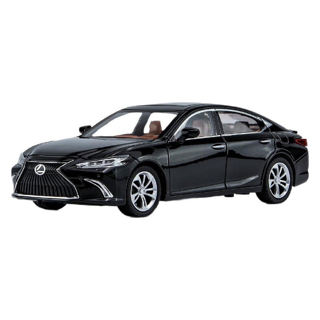Black Lexus car model on a white background