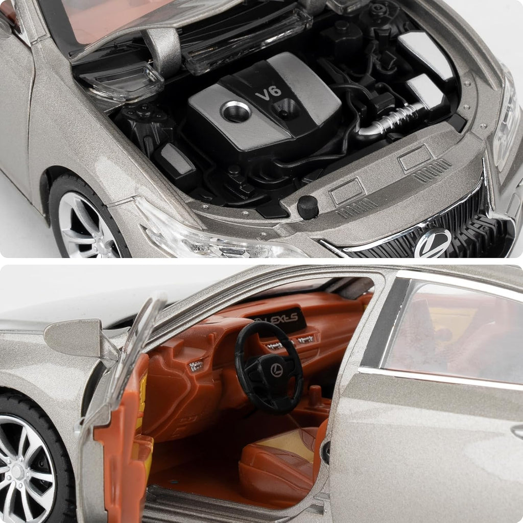 Close-up of a car's engine compartment and interior.