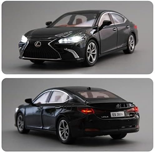 Black Lexus car model shown from front and side on a gray background