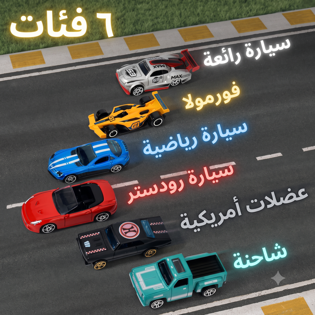 سيارات صغيرة إسحب وانطلق - 30 سيارة مصنوعة من سبائك معدنية - ميدير
