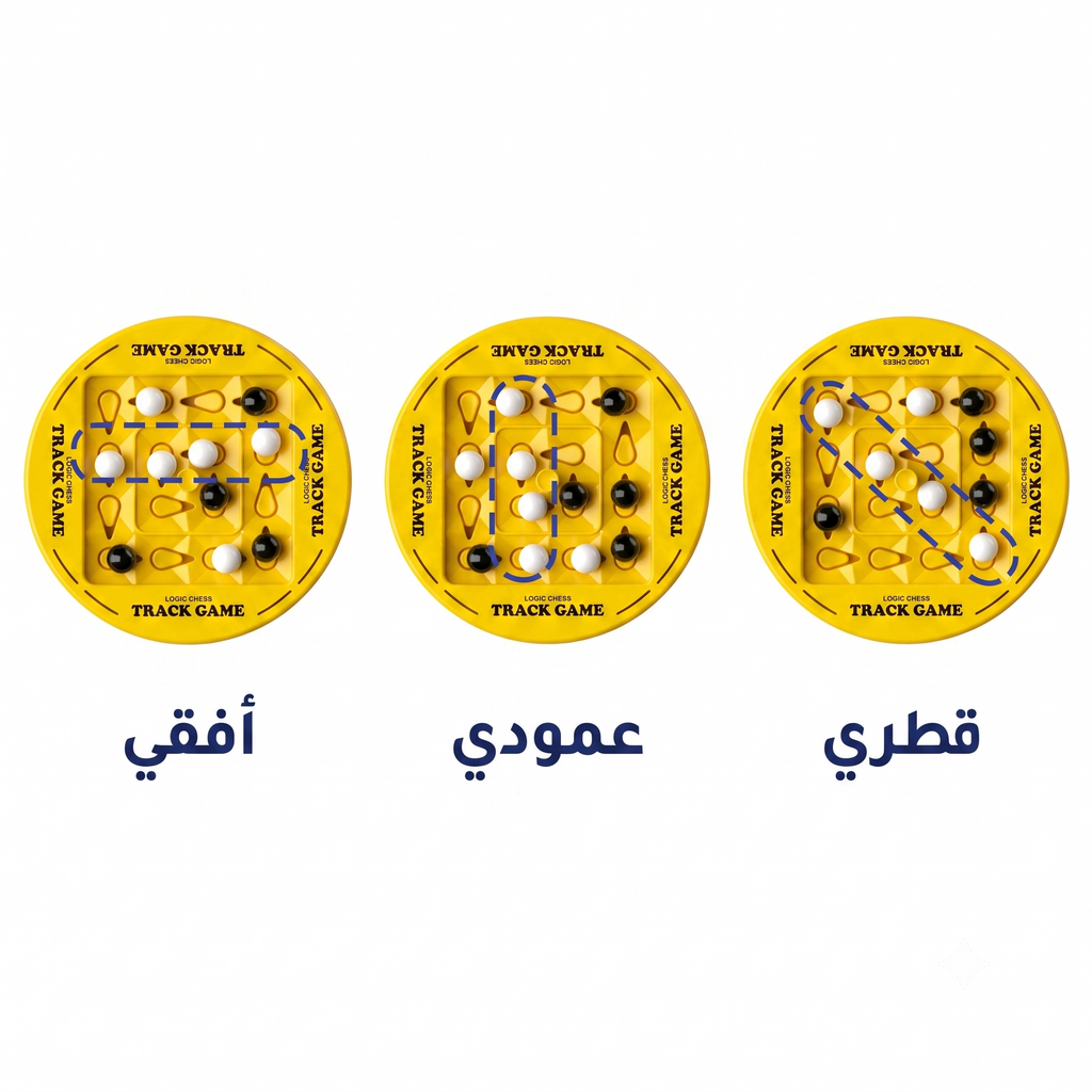 لعبة أربعة في صف الدوارة - رتب أربع قطع من نفس اللون