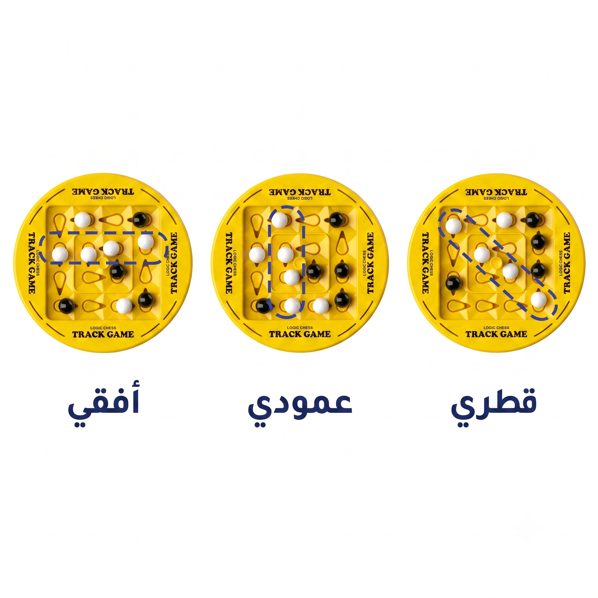 لعبة أربعة في صف الدوارة - رتب أربع قطع من نفس اللون