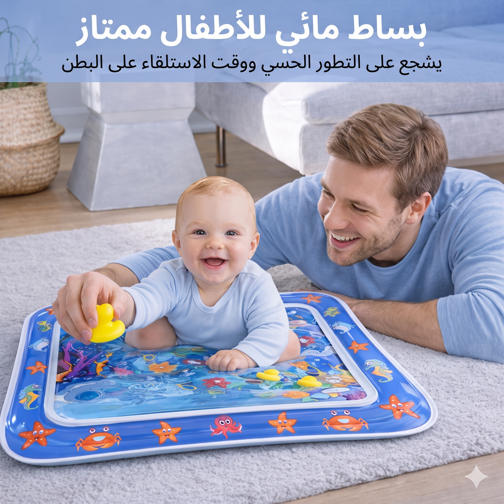 حصيرة الماء التفاعلية للأطفال الرضع