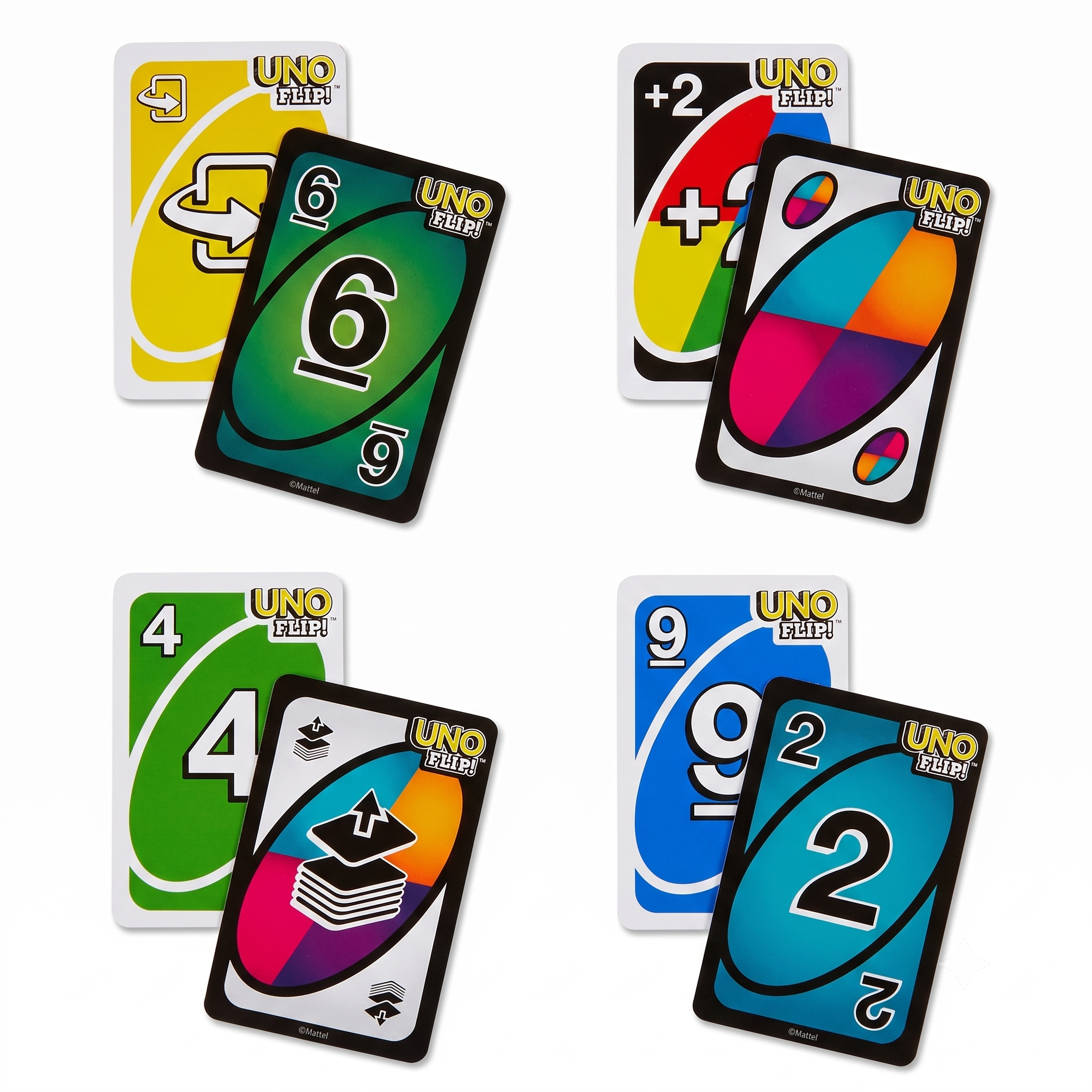 UNO FLIP! - لعبة الورق العائلية بالوجهين