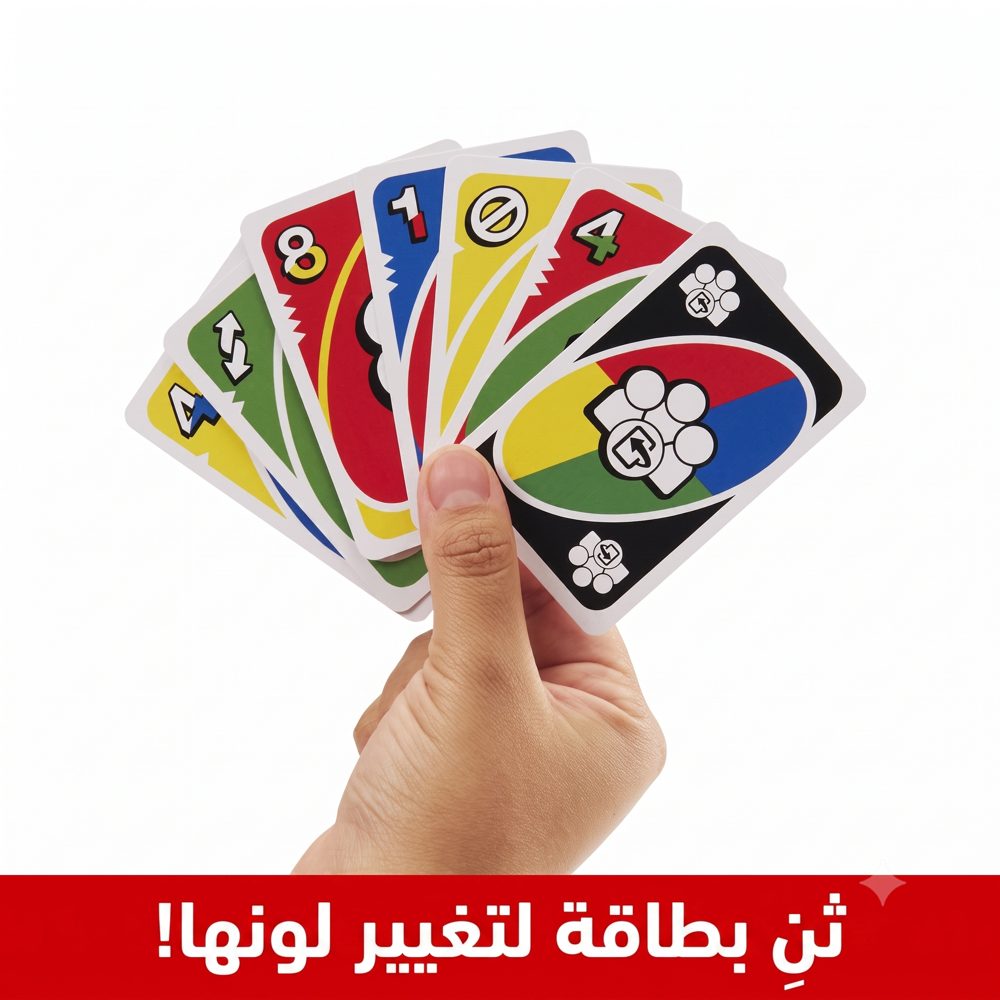 لعبة أونو فليكس  — بطاقات مرنة وقواعد جديدة - 112 بطاقة