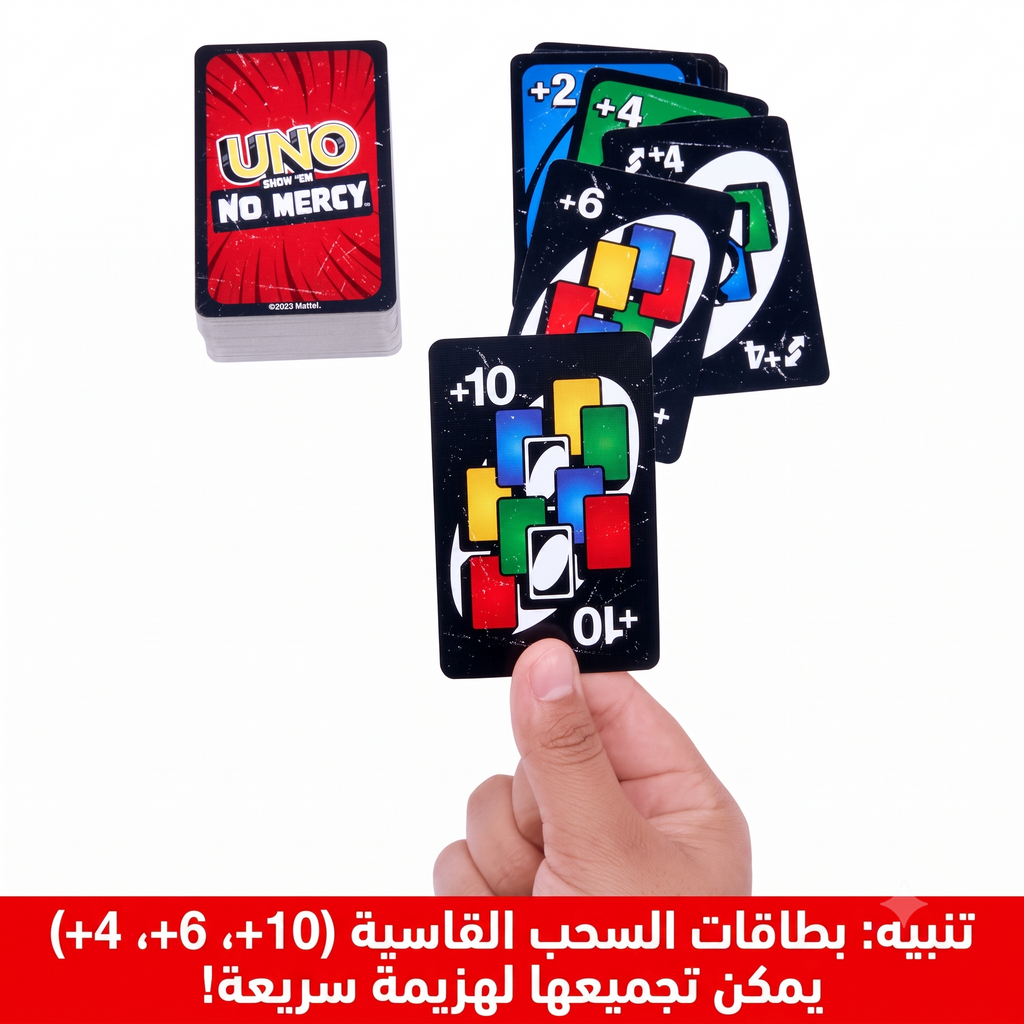 لعبة أونو لا ترحم — النسخة الأشرس من أونو  - 168 بطاقة