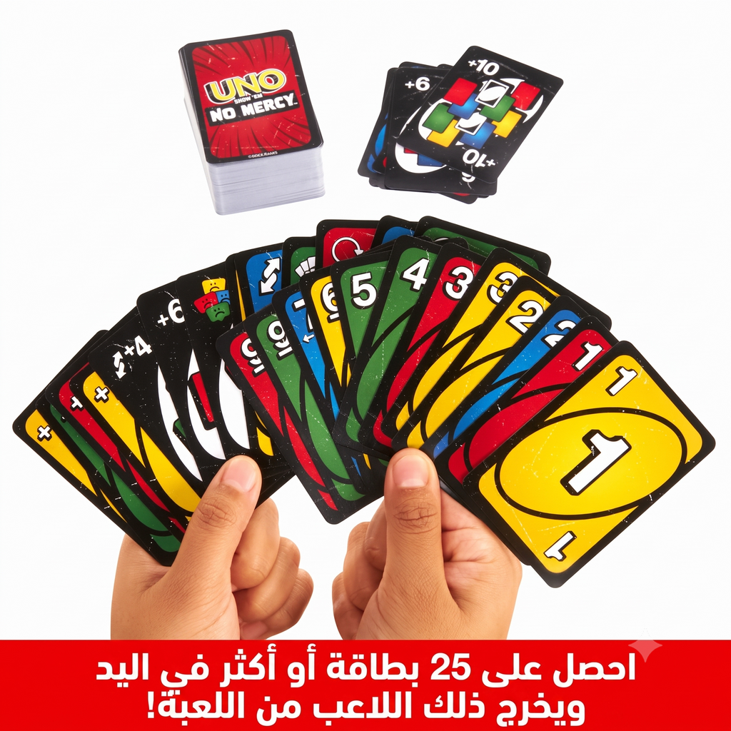 لعبة أونو لا ترحم — النسخة الأشرس من أونو  - 168 بطاقة