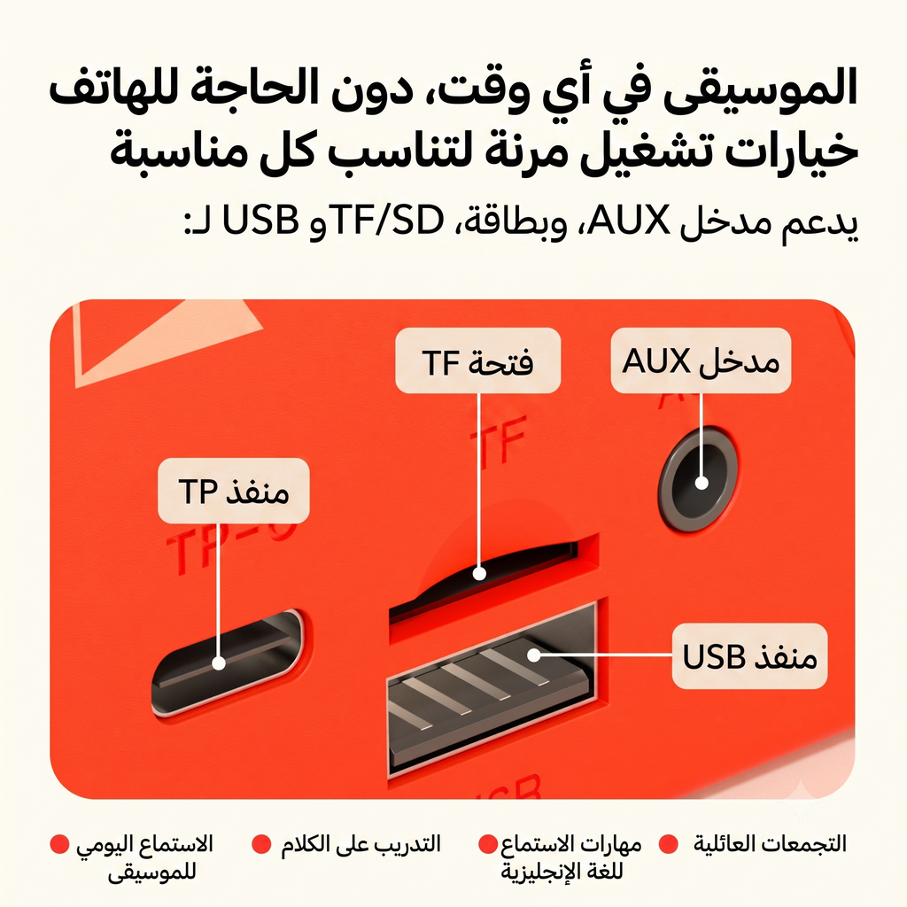طقم كاريوكي مزدوج - هيا نغني - سماعة بلوتوث + 2 ميكروفونات بلوتوث